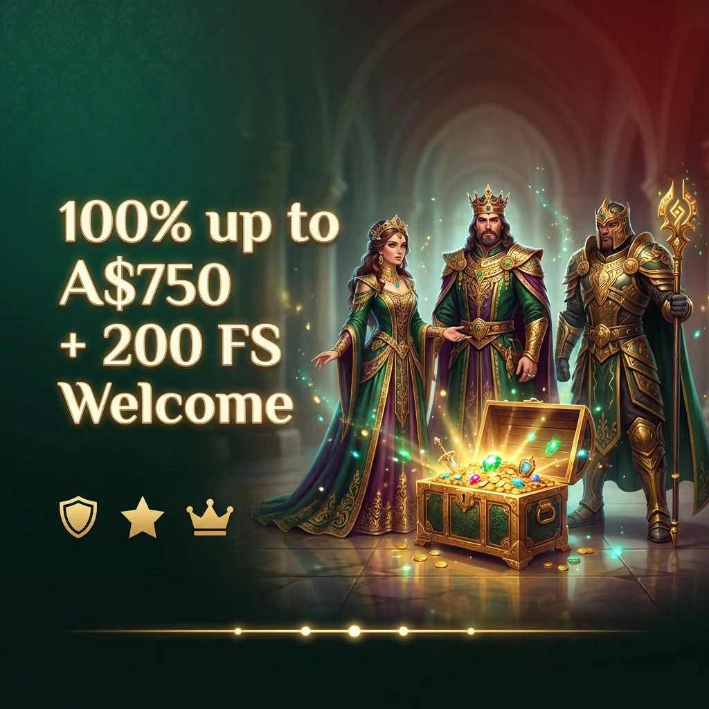 100% up to A$750 + 200 FS Welcome 100% up to A$750 + 200 FS Welcome