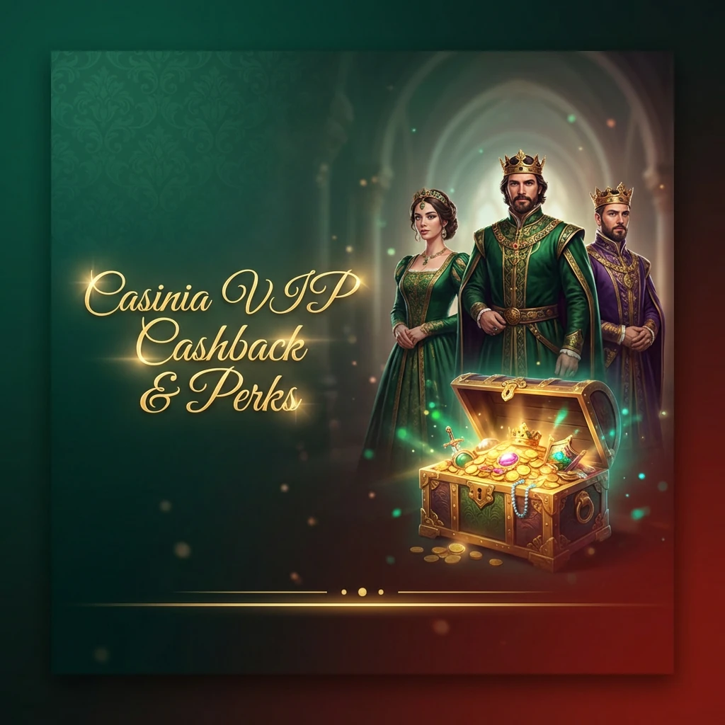 Casinia VIP Cashback & Perks Casinia VIP Cashback & Perks